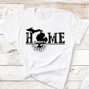 Michigan Roots Bella Canvas T-shirt Sizes 2XL-4XL